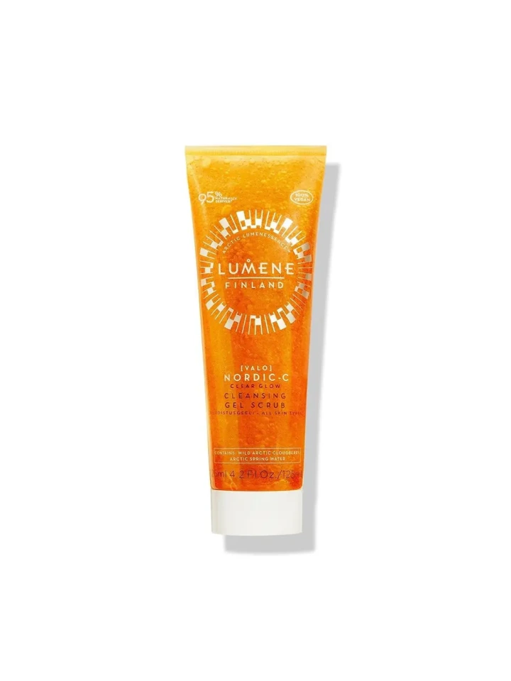 Lumene Clear Glow Cleansing Gel Scrub  Peeling Etkili Temizleyici Jel