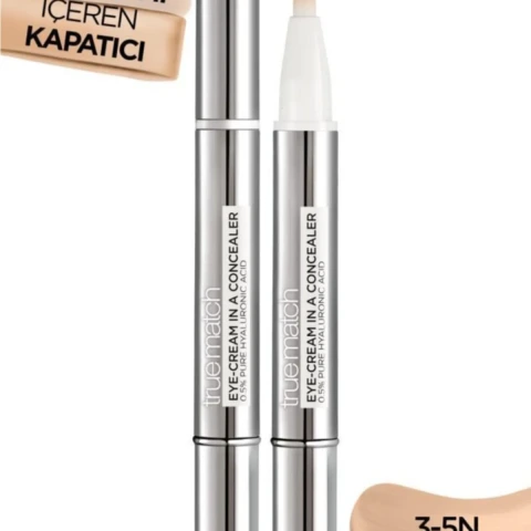 L'Oréal Paris True Match Göz Kremi İçeren Kapatıcı 5N
