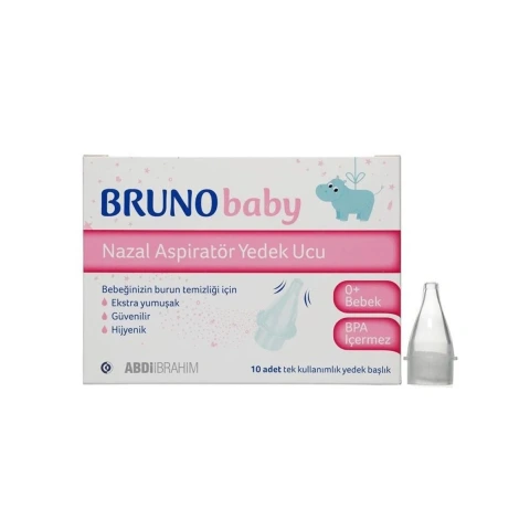 Bruno Baby Nazal Aspiratör Yedek Uç 10 Adet
