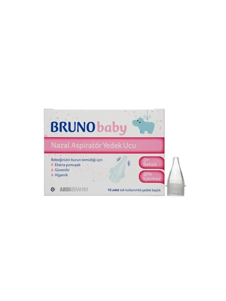 Bruno Baby Nazal Aspiratör Yedek Uç 10 Adet