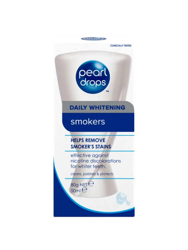 Pearl Drops Smokers Stain Removing Daily Whitening - Beyazlatıcı Diş Cila Macunu 50ml