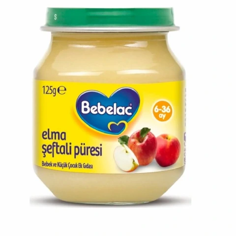 Bebelac Elma Şeftali Püresi 125 gr