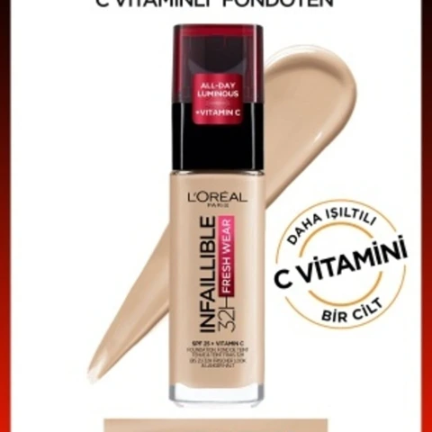 L'Oreal Paris Infaillible 24h Fondöten 130 True Beıge 130 Beıge Peau