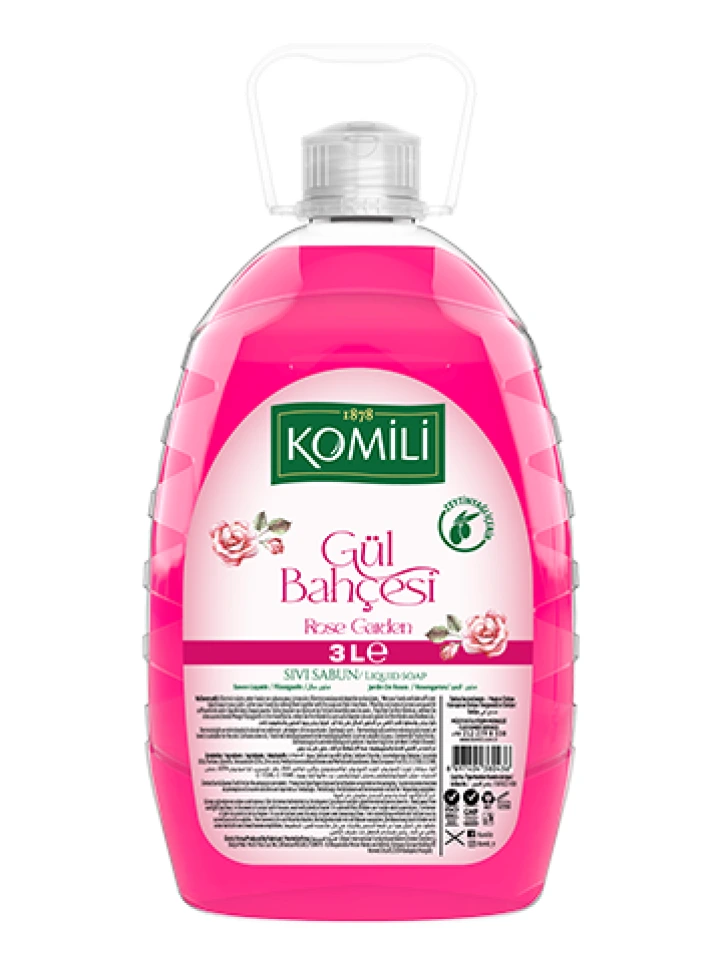 Komili Sıvı Sabun Gül Bahçesi  3l