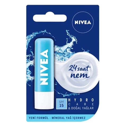 Nivea Hydro Care Dudak Bakım Kremi 4 8 gr