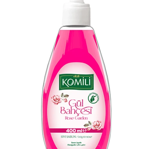 Komilli  Sıvı Sabun Gül Bahçesi Şişe  400 Ml