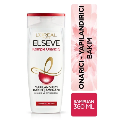 L'Oréal Paris Elseve Yapılandırıcı Bakım Şampuanı 360 Ml
