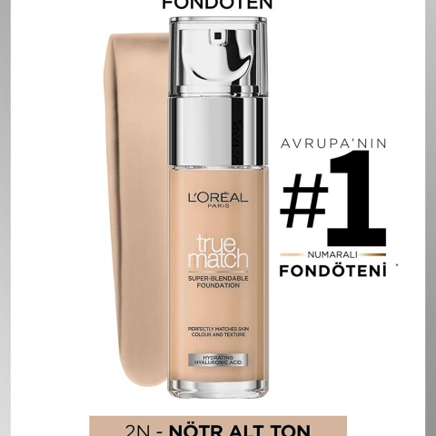 Loreal Paris True Match No 2 N Vanilla Fondöten