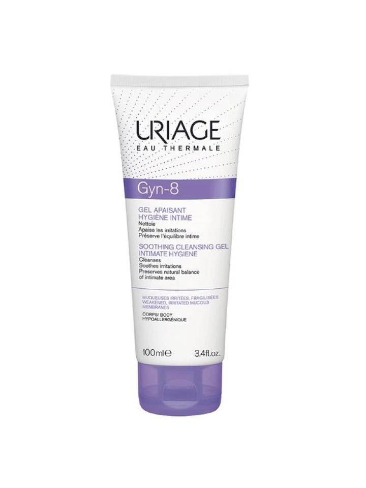 Uriage GYN 8 Soothing Intimate Hygiene Cleansing Gel 100 ML Temizleme Jeli