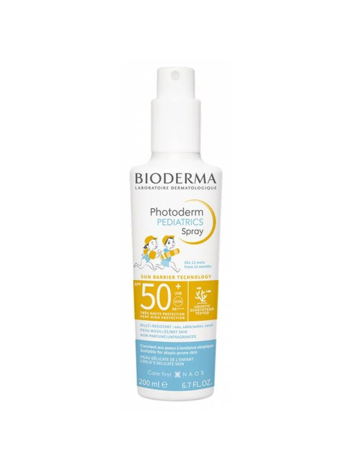 Bioderma Photoderm Pediatrics Sprey SPF 50 200 ML Çocuk Güneş Spreyi