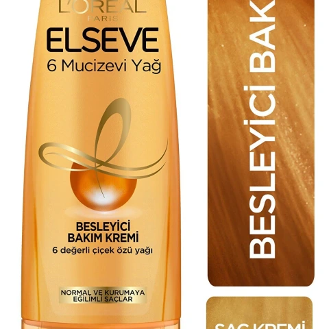 L′Oréal Paris Elseve Mucizevi Yağ Besleyici Bakım Kremi 360 Ml