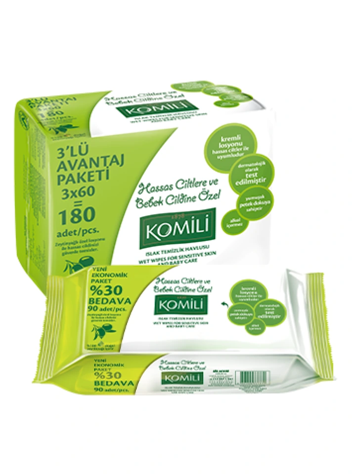 Komili Sensitive Islak Havlu 3