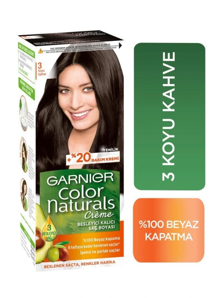 Garnıer Color Naturel Çarpıcı Renkler 3 0 Kahve