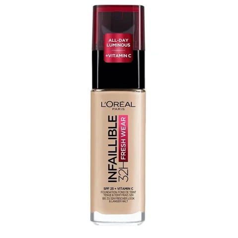 Loreal Paris Infaillible 220 Sand Fresh Wear 30 ml 24H Foundation