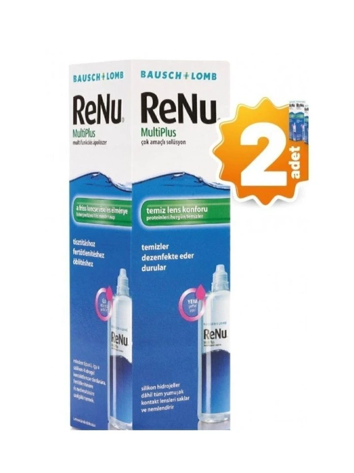 Renu Multiplus Lens Solüsyonu 360 ML 2 Li Paket