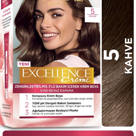 Loreal Excell Creme 5 Kahve Saç Boyası