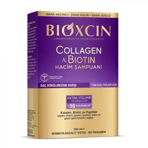 Bioxcin Collagen & Biotin Ekstra Hacim Dolgunlaştırıcı Şampuan 300ml