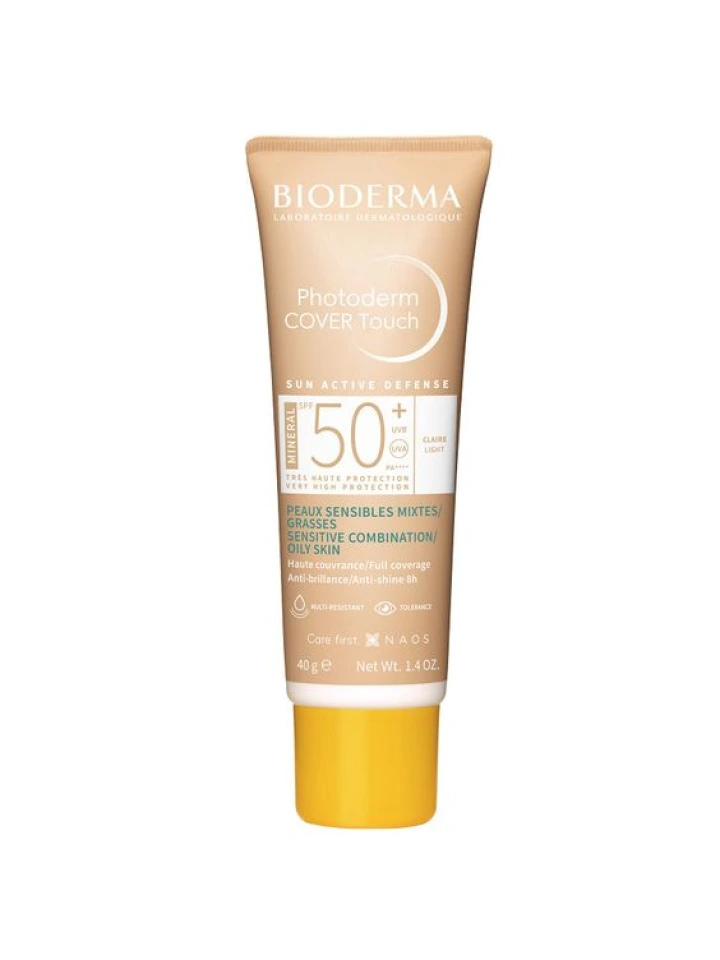 Bioderma Photoderm Cover Touch Light SPF 50 40 ML Renkli Güneş Kremi