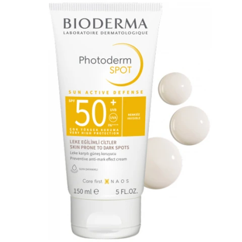 Bioderma Photoderm Spot Krem SPF 50 150 ML Lekeli Ciltler İçin Güneş Kremi