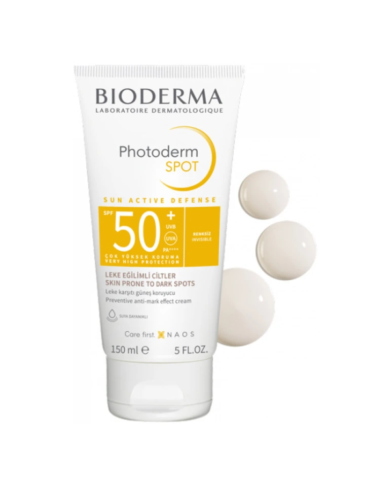 Bioderma Photoderm Spot Krem SPF 50 150 ML Lekeli Ciltler İçin Güneş Kremi