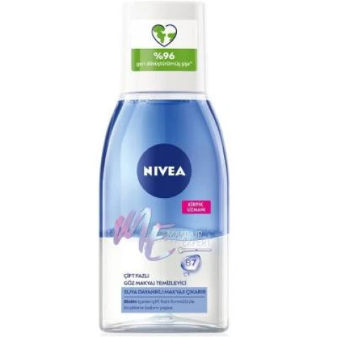 Nivea Çift Etkili Göz Makyaj Temizleyici 125 Ml