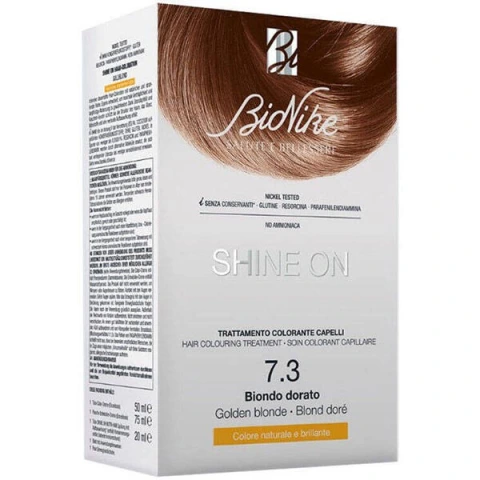Bionike Shine On Saç Boyama Kiti Altın Sarı No 7 3