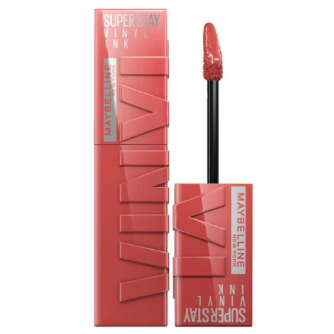 Maybelline Super Stay Vinyl Ink - Likit Parlak Ruj No 15 Peachy