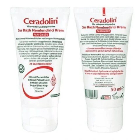 Ceradolin Su Bazlı Nemlendirici Krem 50 ML