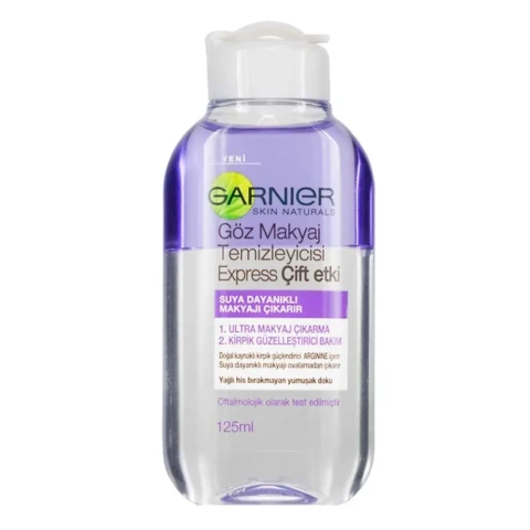 Garnier Express Çift Etkili Göz Makyaj Temizleyici 125ml