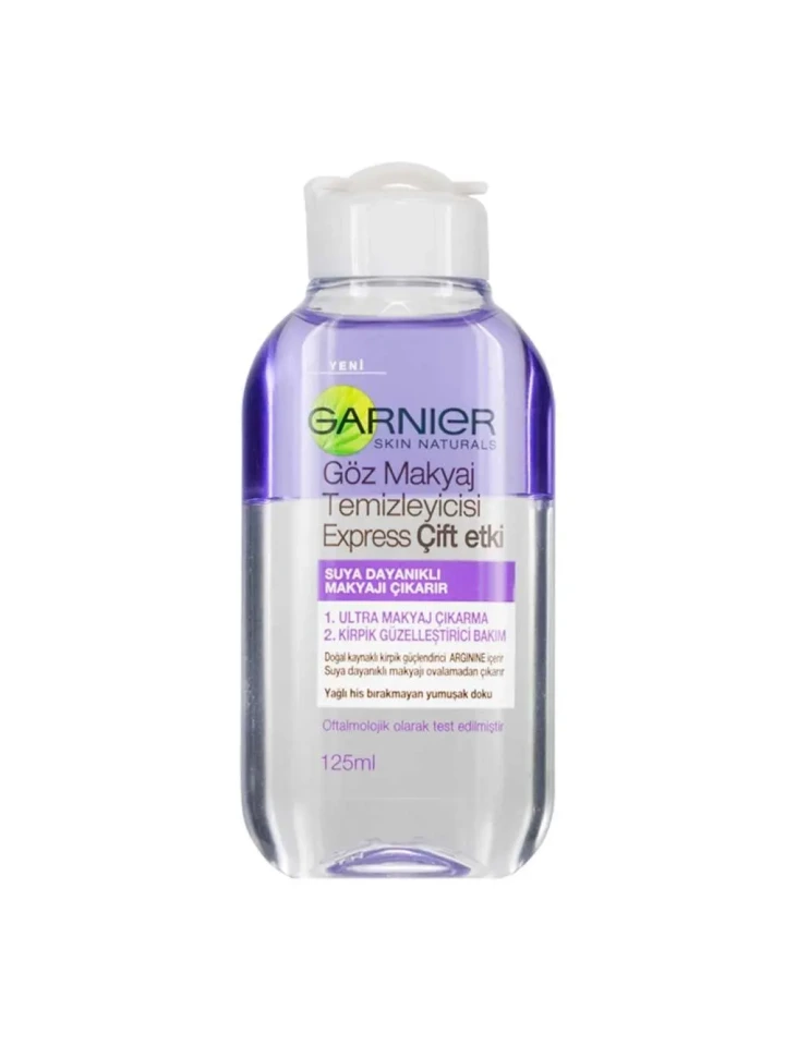 Garnier Express Çift Etkili Göz Makyaj Temizleyici 125ml
