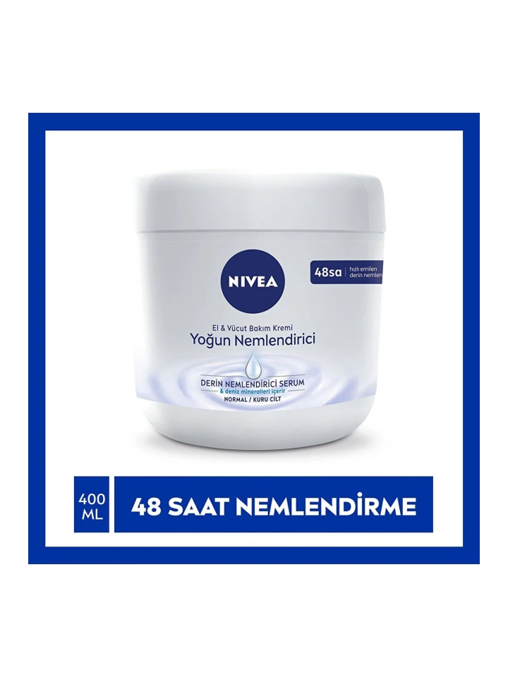Nivea Kavanoz  Intensıve Moisturising  400 ML