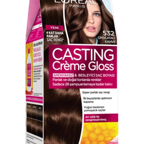Loreal Casting Creme Gloss TR 5 32 Choco Fondant Badem Çikolata Saç Boyası