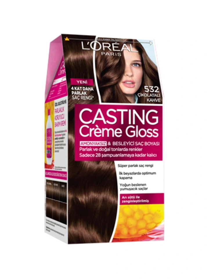 Loreal Casting Creme Gloss TR 5 32 Choco Fondant Badem Çikolata Saç Boyası