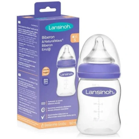 Lansinoh 75580 Natural Wave Silikon Uçlu Biberon 160 ml