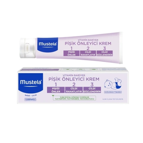 Mustela Vitamin Barrier Cream 1 2 3 Pişik Kremi 50 ML