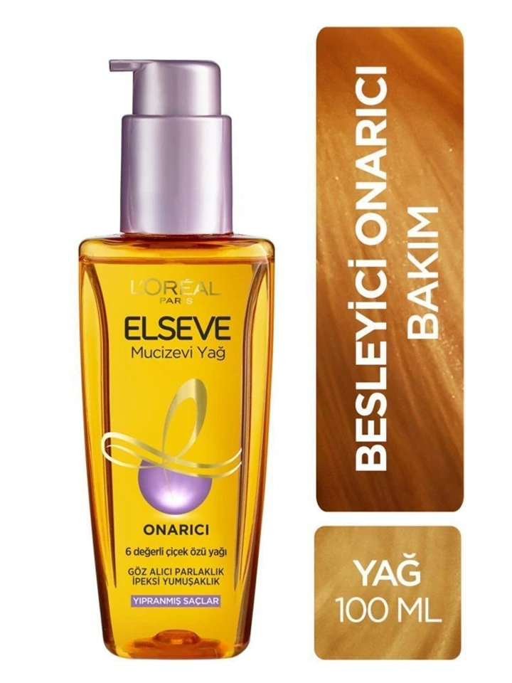 L'Oréal Paris Elseve Mucizevi Onarıcı Bakım Yağı 100 Ml
