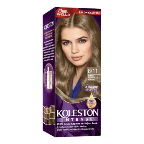 Koleston Intense Saç Boyası 8 11 Ekstra Açık Küllü Kumral