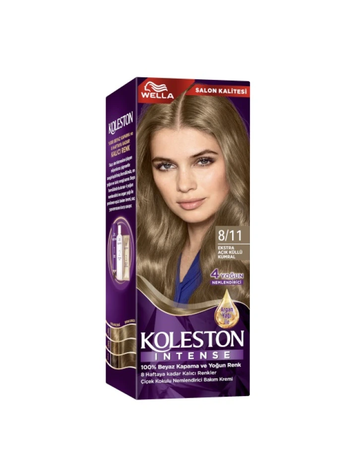 Koleston Intense Saç Boyası 8 11 Ekstra Açık Küllü Kumral
