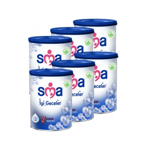 Sma İyi Geceler 2 6 12 Ay Devam Sütü 800 6 lı Paket