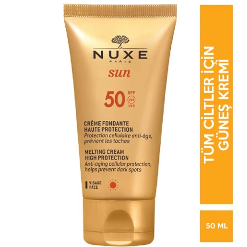 Nuxe Sun Creme Fondante Hıgh Protection SPF 50 50 ML Güneş Kremi