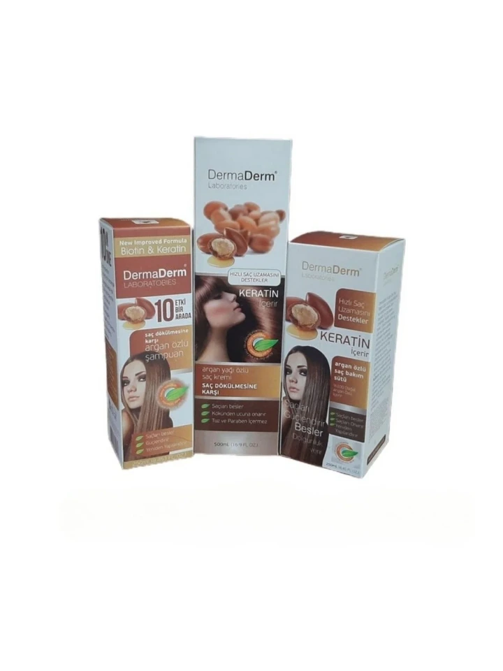 Dermaderm Argan Yağı Özlü Saç Bakım Kremi 500 ML