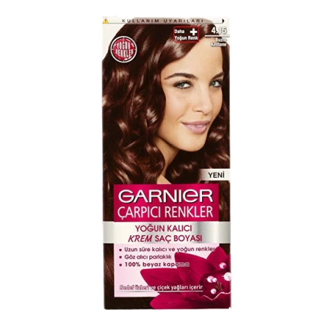 Garnıer Color Naturel Çarpıcı Renkler 4 15 Buzlu Kestane