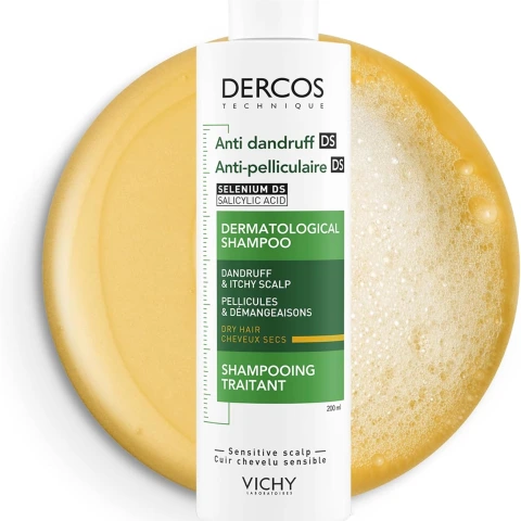 Vichy Dercos Anti Dandruff Kuru Saçlar için Kepek Karşıtı Şampuan 200 ml