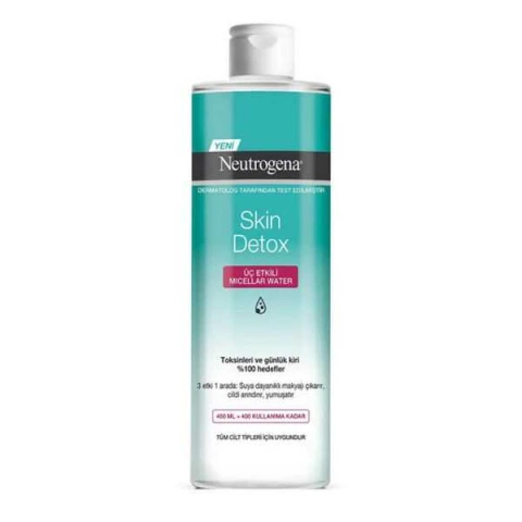 Neutrogena Skin Detox Üç Etkili Makyaj Temizleme Suyu 400 Ml