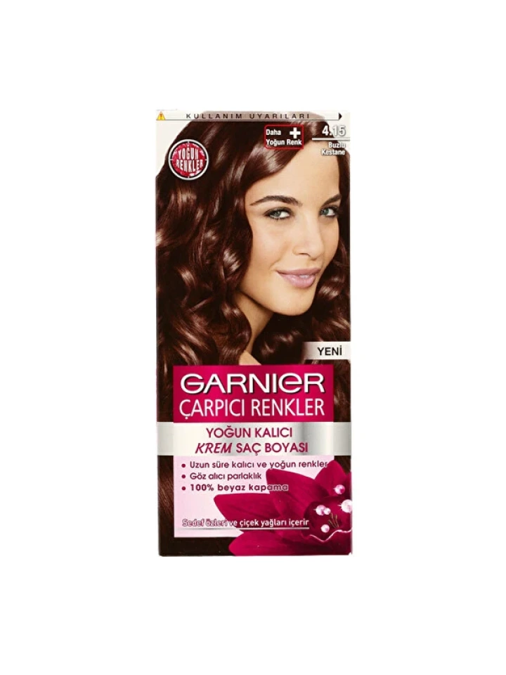 Garnıer Color Naturel Çarpıcı Renkler 4 15 Buzlu Kestane