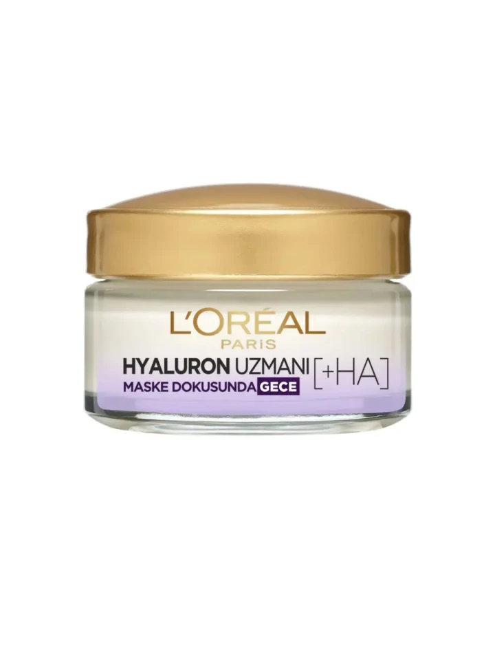 Loreal Paris Nemlendirici Gece Kremi Hyaluron Uzmanı Cilt Dolgunlaştıran 50 ml