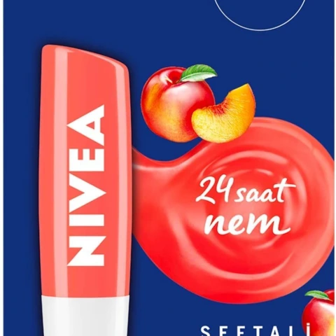 Nivea Dudak Kremi Şeftali Aromalı