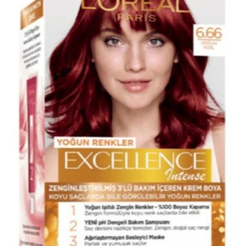 Loreal Excellence Intense Saç Boyası 6.66