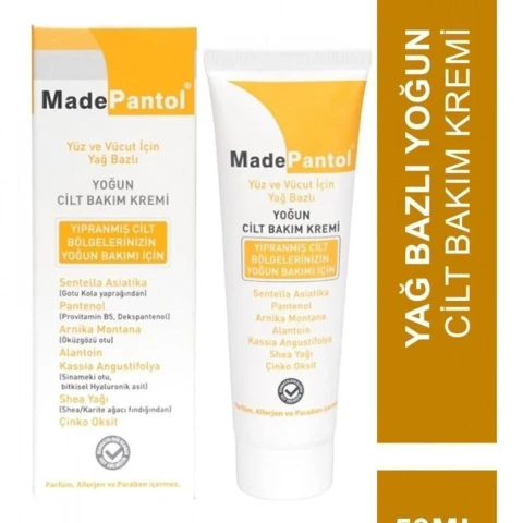 Madepantol Su Bazlı Yoğun Cilt Bakım Kremi 50 ml