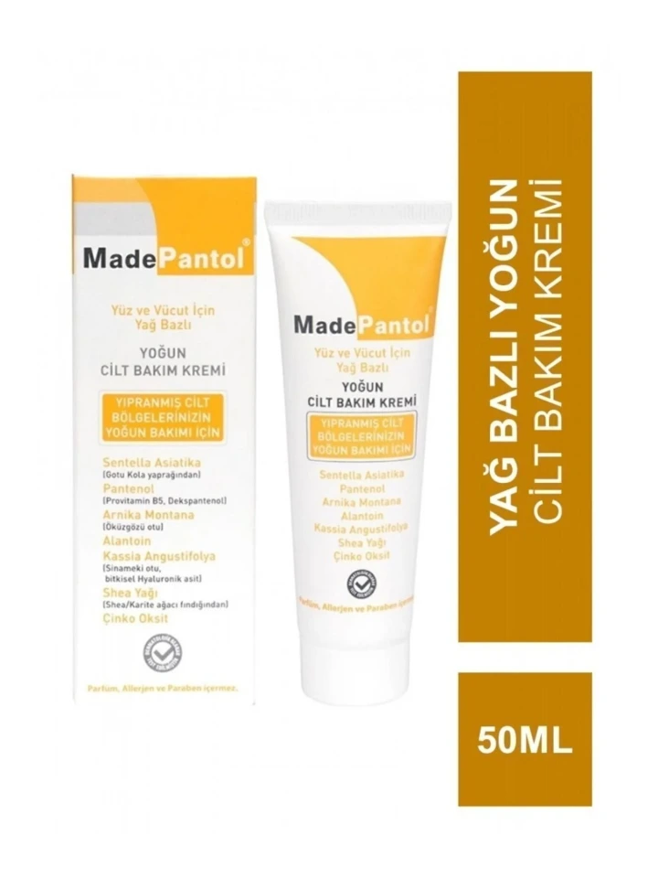 Madepantol Su Bazlı Yoğun Cilt Bakım Kremi 50 ml